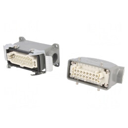 Conector HDC Tată-Mamă 16 Pini 16B | Electronic-mag.ro | Componente Electronice