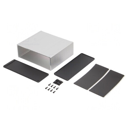 Carcasă Aluminiu IP65 cu Panou 160x191x68mm | Electronic-mag.ro | Componente Electronice