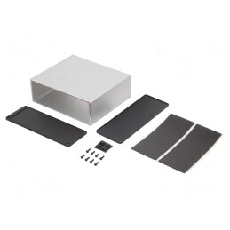 Carcasă Aluminiu IP65 cu Panou 160x191x68mm | Electronic-mag.ro | Componente Electronice