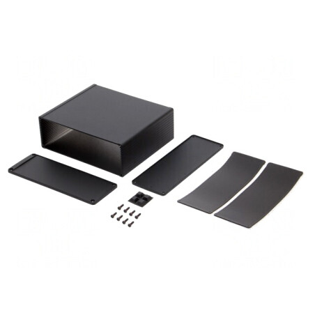 Carcasă Aluminiu IP65 cu Panou 160x191x68mm | Electronic-mag.ro | Componente Electronice