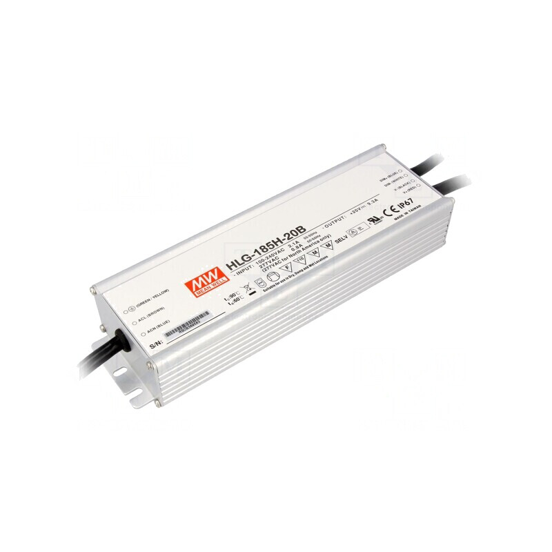 Alimentator LED 185W 20V IP67 | Electronic-mag.ro | Componente Electronice Alimentator LED 185W 20V IP67 | Electronic-mag.ro | Componente Electronice