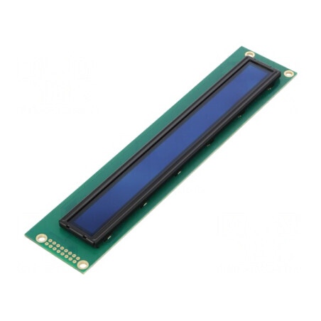 Display OLED Alfanumeric 40x2 182x38.5x9.3mm Alb 16 PIN | Electronic-mag.ro | Componente Electronice