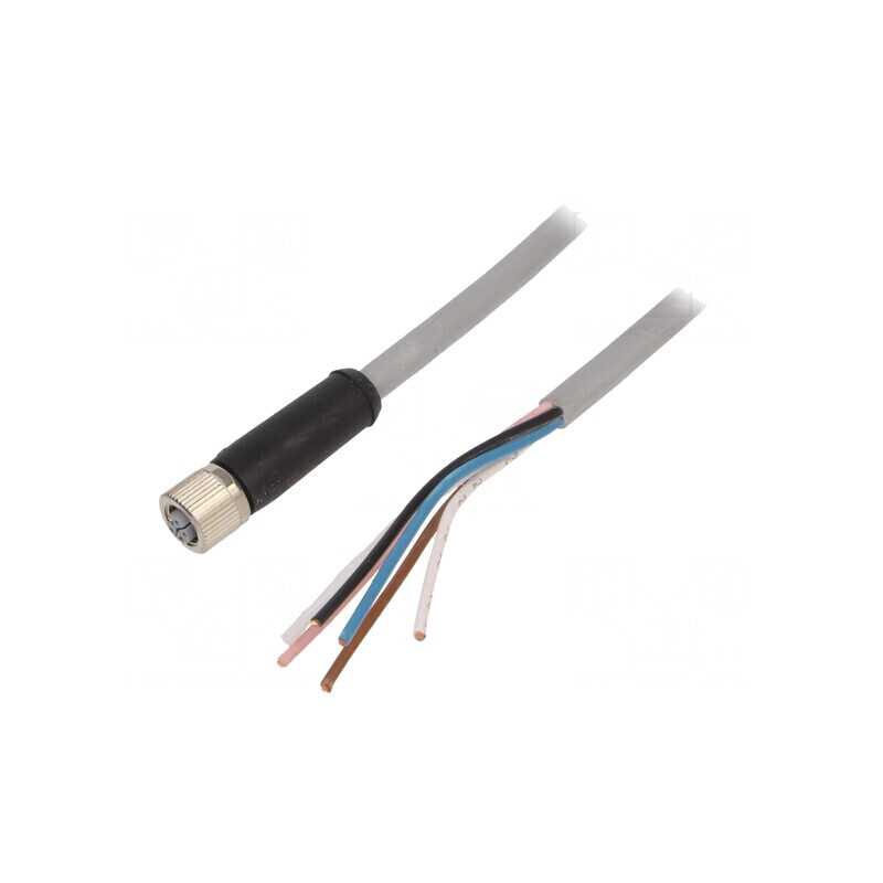 Cablu Conectare M12 Drept 3m M12 Mamă Dreaptă | Electronic-mag.ro | Componente Electronice