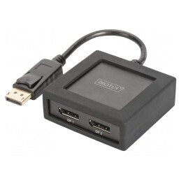 Splitter DisplayPort 1.2a Negru HDCP 1.3