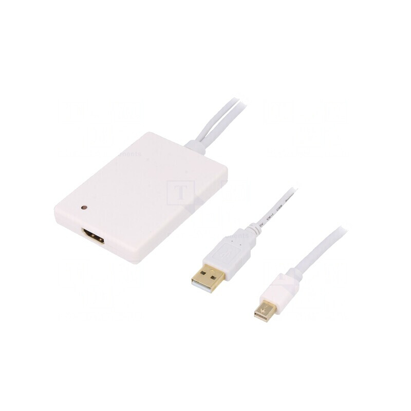 Adaptor DisplayPort 1.1a Alb | Electronic-mag.ro | Componente Electronice