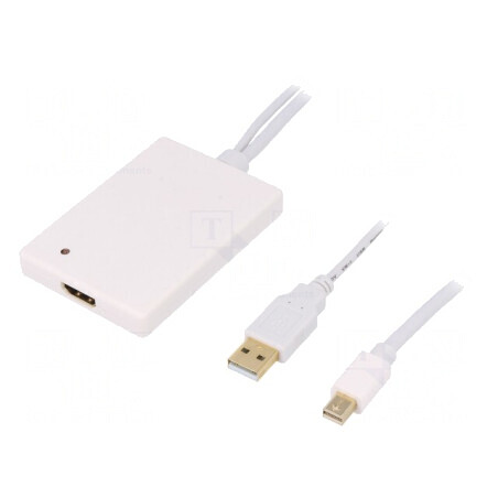 Adaptor DisplayPort 1.1a Alb | Electronic-mag.ro | Componente Electronice