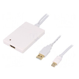 Adaptor DisplayPort 1.1a Alb | Electronic-mag.ro | Componente Electronice