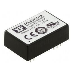 Convertor DC/DC 3W 10-17V In 12V/-12V Out THT | Electronic-mag.ro | Componente Electronice