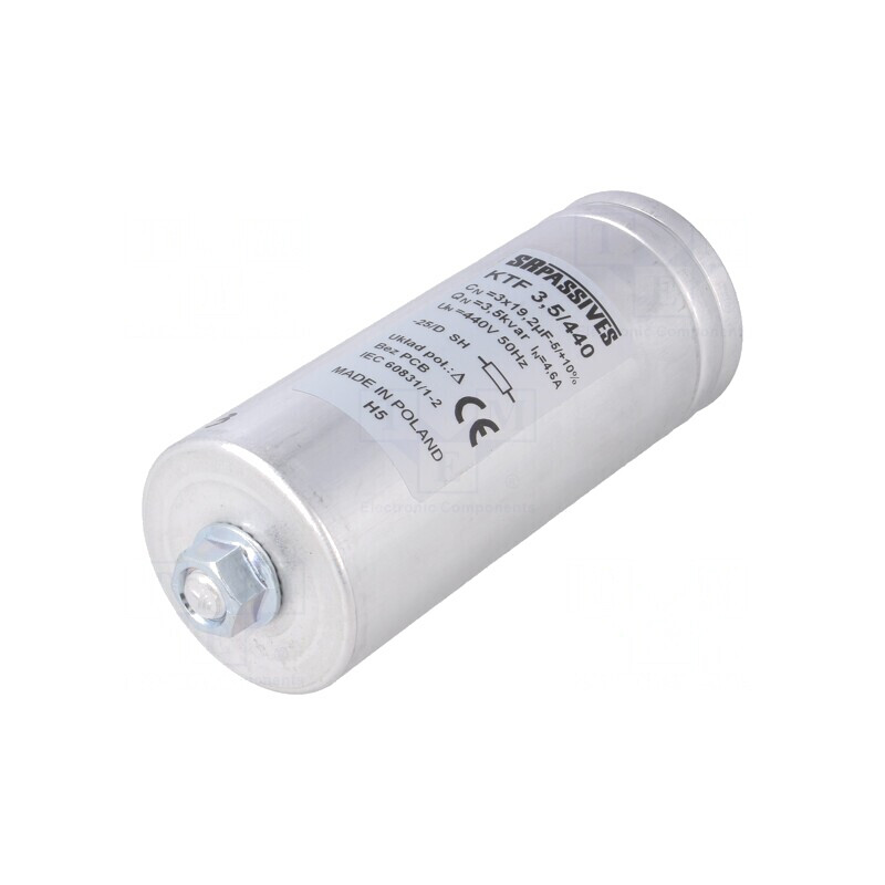 Condensator Trifazat 3,5kVAR 440VAC | Electronic-mag.ro | Componente Electronice