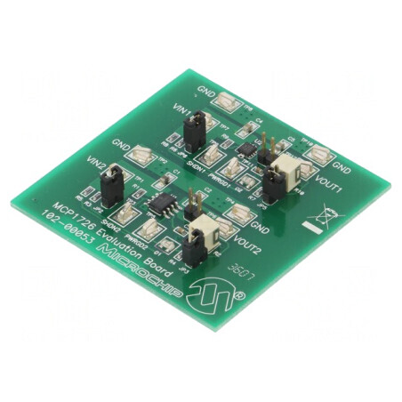 Kit Dezvoltare Regulator Tensiune Microchip MCP1726 | Electronic-mag.ro | Componente Electronice