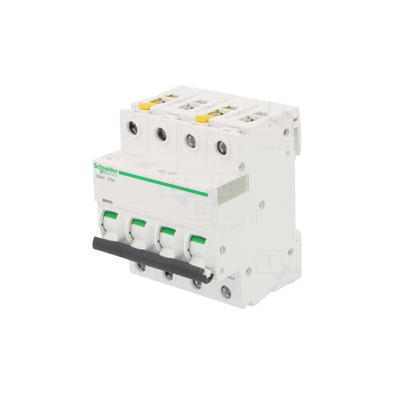 Întrerupător de Supracurent 6A 4P 400V B | Electronic-mag.ro | Componente Electronice