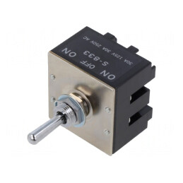 Comutator basculant 3 poziții ON-OFF-ON 30A 250V | Electronic-mag.ro | Componente Electronice