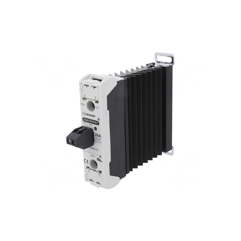Releu Semiconductor 20A 1-Fazat 24-280VAC | Electronic-mag.ro | Componente Electronice