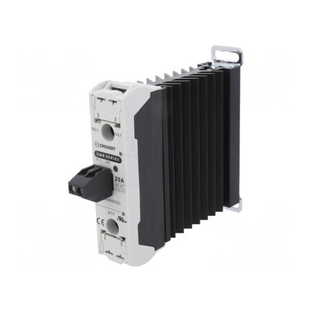 Releu Semiconductor 20A 1-Fazat 24-280VAC | Electronic-mag.ro | Componente Electronice