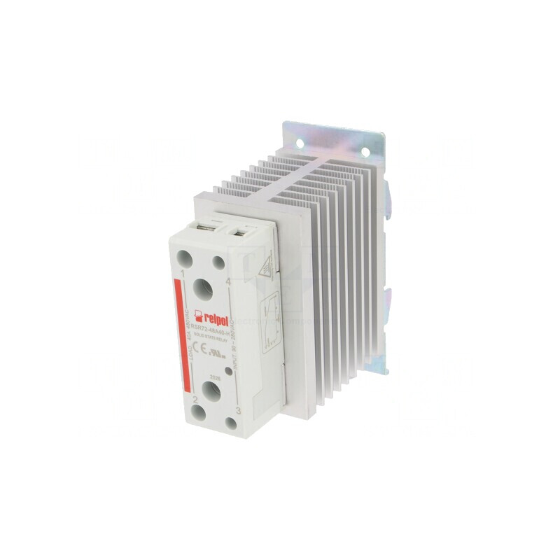 Releu semiconductor 40A 1-fazat RSR72-48A40-H | Electronic-mag.ro | Componente Electronice