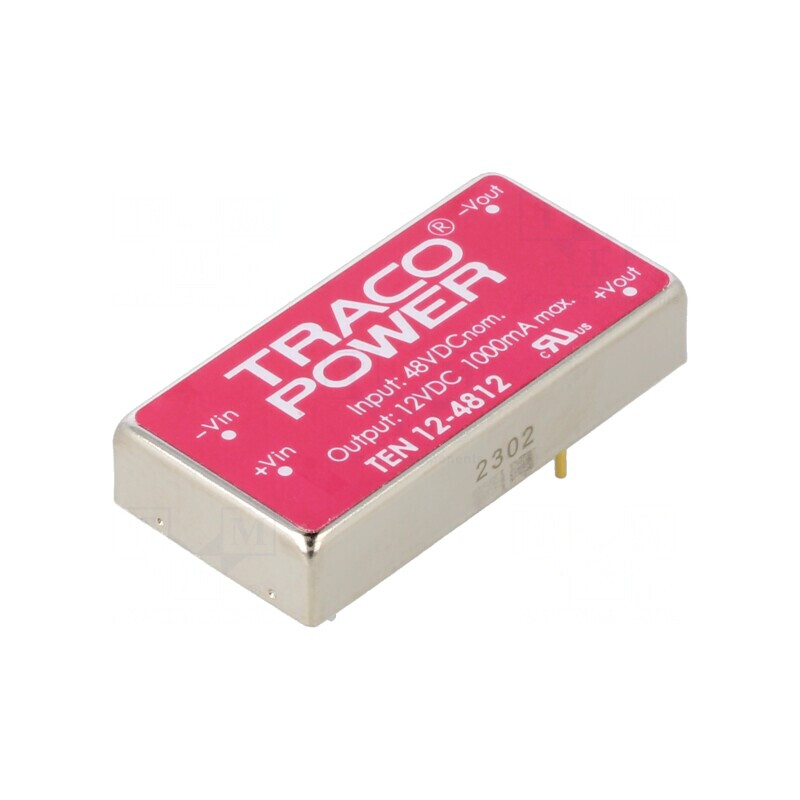 Convertor DC/DC 12W 18-75V la 12V 1000mA | Electronic-mag.ro | Componente Electronice