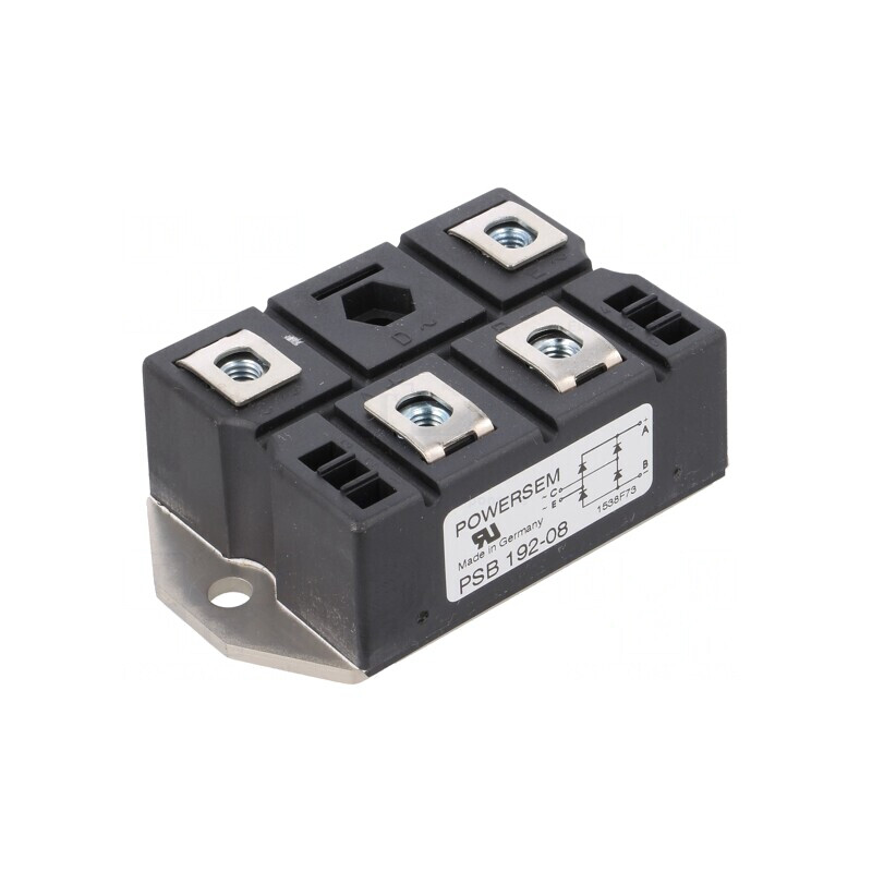 Punte Redresoare Monofazată 800V 174A 2.8kA PSB 192/08 | Electronic-mag.ro | Componente Electronice
