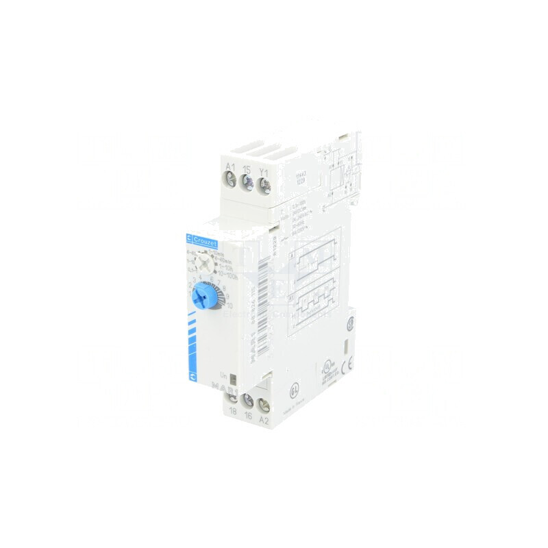 Timer Digital 0,1s-100h SPDT 250VAC/8A 24-240VAC 24VDC IP20 | Electronic-mag.ro | Componente Electronice