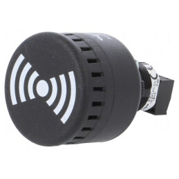Buzzer Acustic 24VDC/24VAC IP65 Negru | Electronic-mag.ro | Componente Electronice