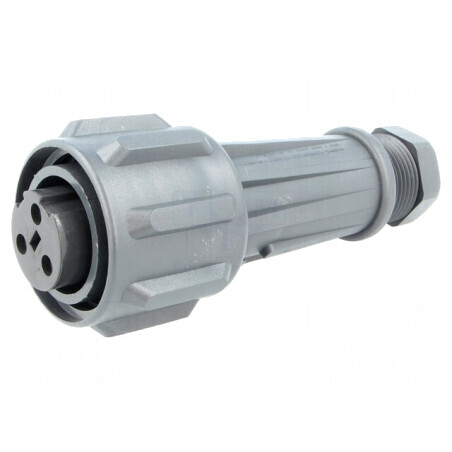 Conector Circular Mufă Mamă 3 Pin Filet Interior | Electronic-mag.ro | Componente Electronice