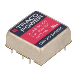 Convertor DC/DC 20W 9-36V la 24V/-24V | Electronic-mag.ro | Componente Electronice