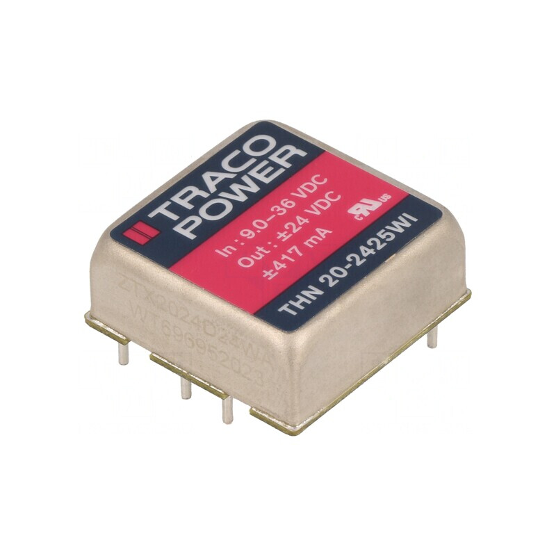 Convertor DC/DC 20W 9-36V la 24V/-24V | Electronic-mag.ro | Componente Electronice
