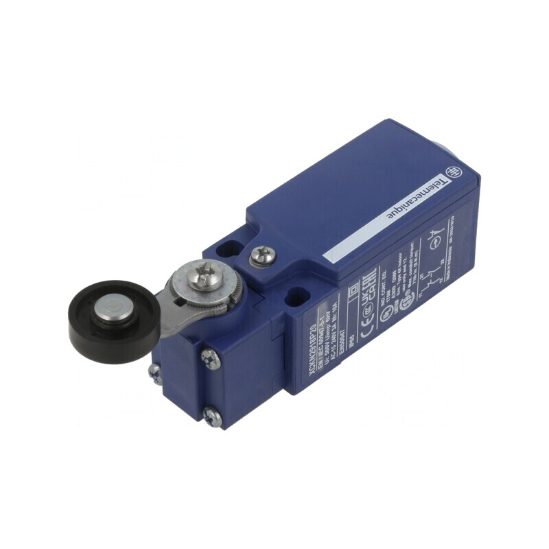 Limitator cursă manetă 35,5mm plastic Ø19mm 10A | Electronic-mag.ro | Componente Electronice