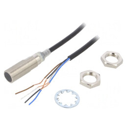Senzor Inductiv PNP NO/NC 0-4mm 10-30VDC M12 IP67 | Electronic-mag.ro | Componente Electronice
