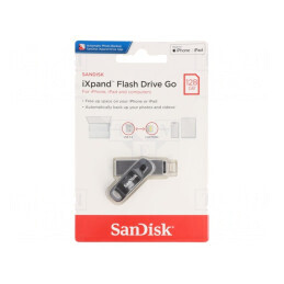 Pendrive USB 3.0 128GB cu mufă Apple Lightning și USB-A | Electronic-mag.ro | Componente Electronice