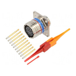 Conector Militar 13mm MIL-DTL-38999 Series III Mamă | Electronic-mag.ro | Componente Electronice