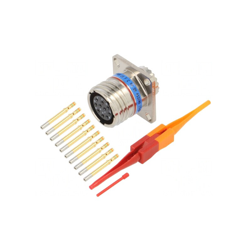 Conector Militar 13mm MIL-DTL-38999 Series III Mamă | Electronic-mag.ro | Componente Electronice