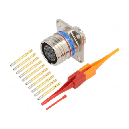 Conector Militar 13mm MIL-DTL-38999 Series III Mamă | Electronic-mag.ro | Componente Electronice