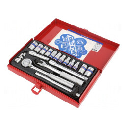 Set Chei Tubulare 18 Bucăți 1/4" | Electronic-mag.ro | Componente Electronice