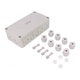 Carcasă cutie conexiuni polistiren 94x180x57mm | Electronic-mag.ro | Componente Electronice