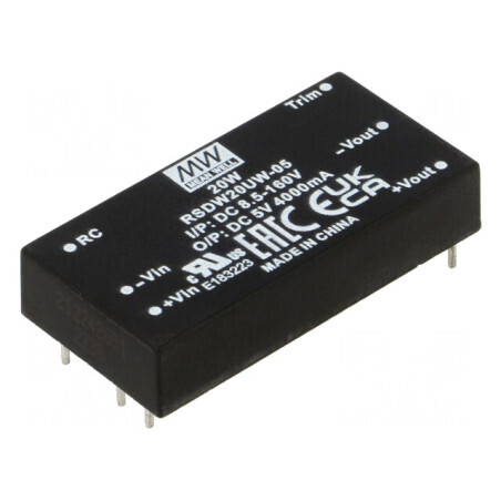 Convertor DC/DC 20W 8.5-160V la 5V 4A | Electronic-mag.ro | Componente Electronice