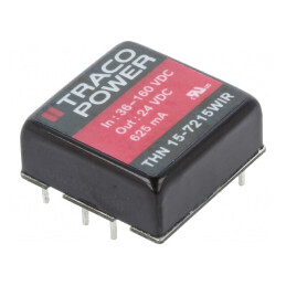 Convertor DC/DC 15W 36-160V la 24V 625mA | Electronic-mag.ro | Componente Electronice