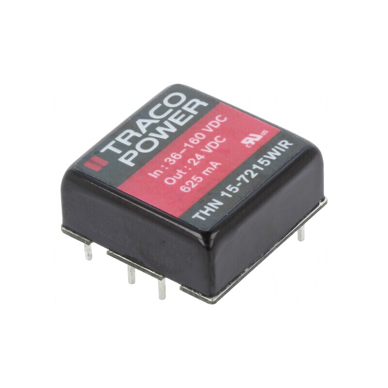 Convertor DC/DC 15W 36-160V la 24V 625mA | Electronic-mag.ro | Componente Electronice Convertor DC/DC 15W 36-160V la 24V 625mA | Electronic-mag.ro | Componente Electronice