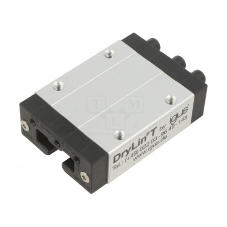 Cărucior aluminiu ghidaje liniare 74mm DryLin T | Electronic-mag.ro | Componente Electronice