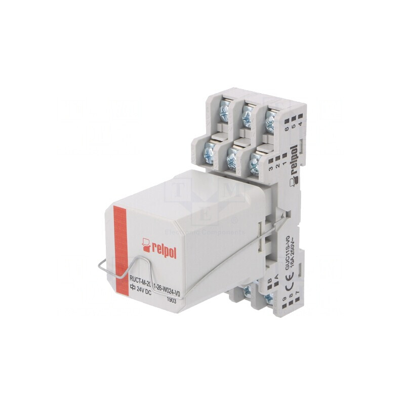 Releu Intermediar 24VDC 16A SPST-NO | Electronic-mag.ro | Componente Electronice