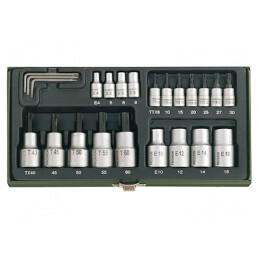 Set Chei Torx Crom-Vanadium 23 Bucăți | Electronic-mag.ro | Componente Electronice