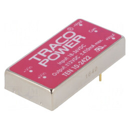 Convertor DC/DC 10W 18-36V la 12V/-12V TEN 10-2422 | Electronic-mag.ro | Componente Electronice