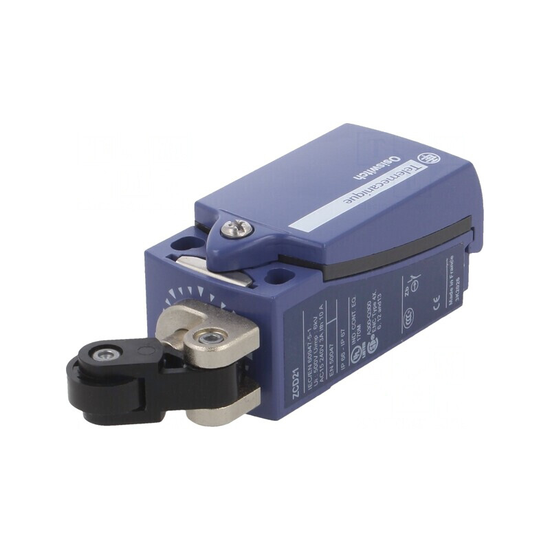 Limitator cursă manetă 20.2mm cu rolă plastic 14mm 10A | Electronic-mag.ro | Componente Electronice