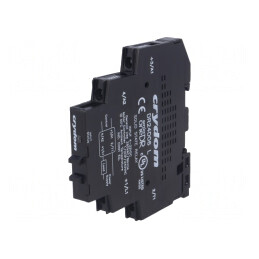Releu Semiconductor 1-fazat 6A 24-280VAC Ucom 4-32VDC | Electronic-mag.ro | Componente Electronice