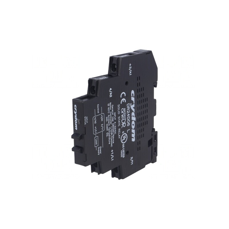Releu Semiconductor 1-fazat 6A 24-280VAC Ucom 4-32VDC | Electronic-mag.ro | Componente Electronice