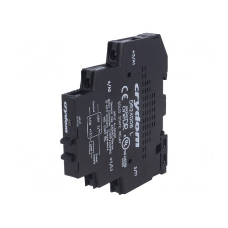 Releu Semiconductor 1-fazat 6A 24-280VAC Ucom 4-32VDC | Electronic-mag.ro | Componente Electronice
