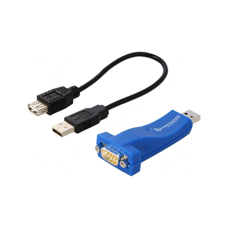 Convertor RS232 la USB 1 Port IP30 89x35x20mm 0-60°C | Electronic-mag.ro | Componente Electronice