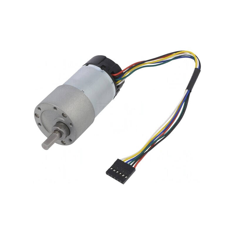 Motor DC cu Transmisie 6-12V 5.5A Ax Crestătură D 70:1 Metal 37DX70L 64 CPR | Electronic-mag.ro | Componente Electronice