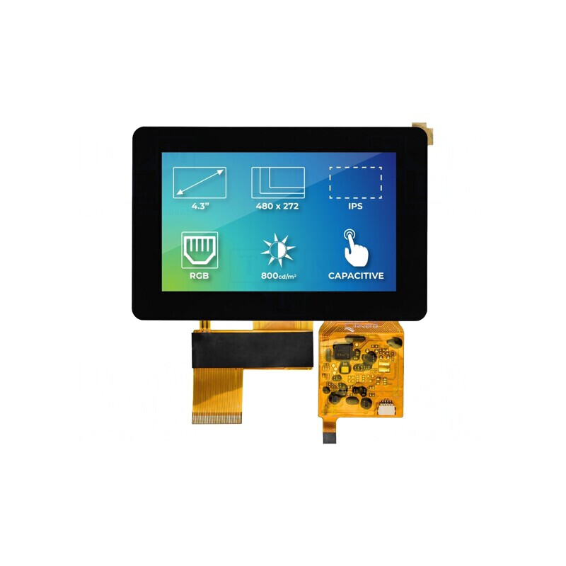 Ecran TFT 4,3" LED 480x272 | Electronic-mag.ro | Componente Electronice
