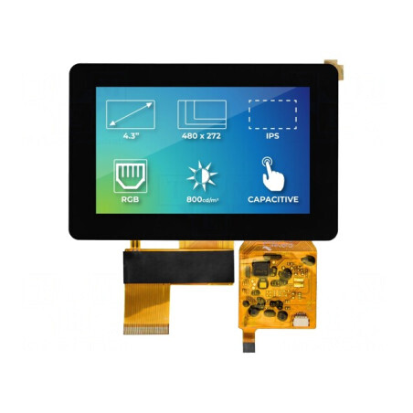Ecran TFT 4,3" LED 480x272 | Electronic-mag.ro | Componente Electronice