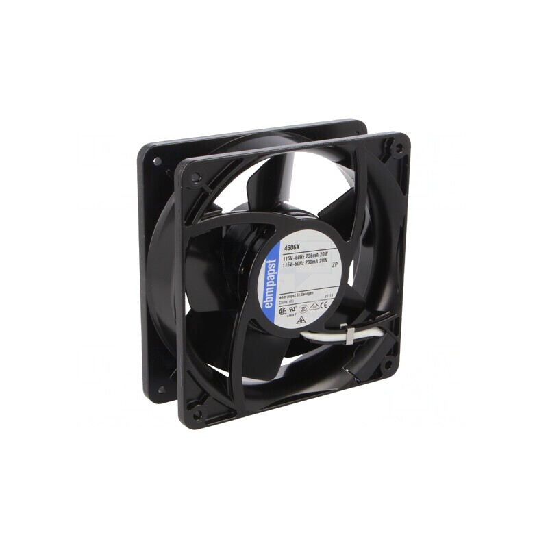 Ventilator AC Axial 115V 119x119x38mm 180m3/h 51dBA 50Hz | Electronic-mag.ro | Componente Electronice
